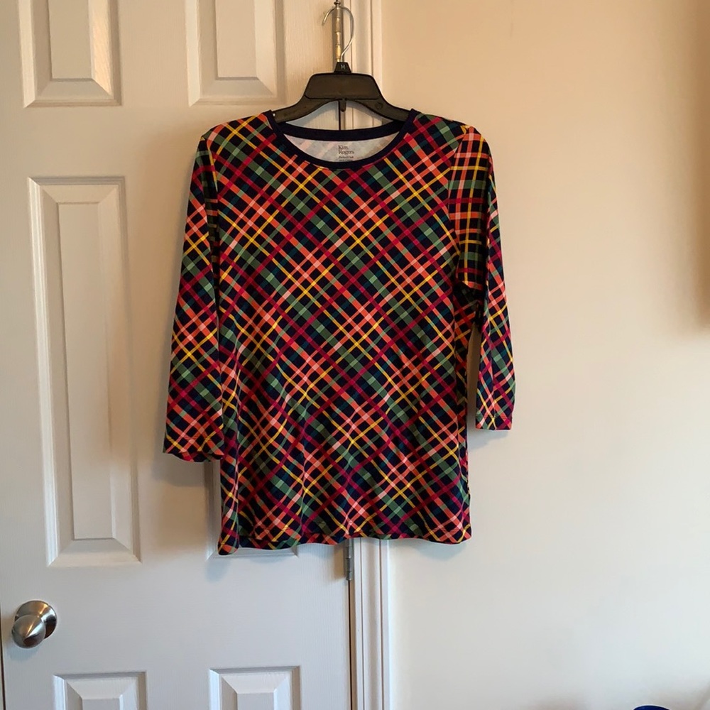Kim Rogers 3/4 sleeve shirt Size S